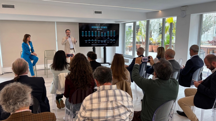 La presentació de la campanya d'Andorra Turisme a Madrid.